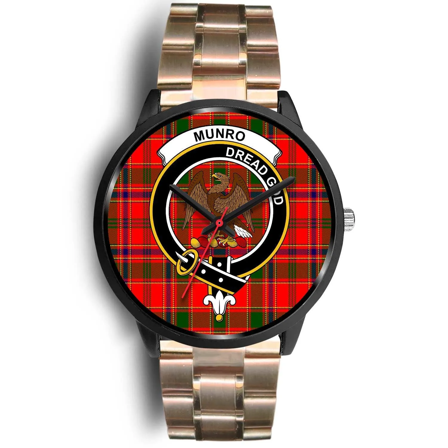 Munro Modern Clan Badge Tartan Black Watch