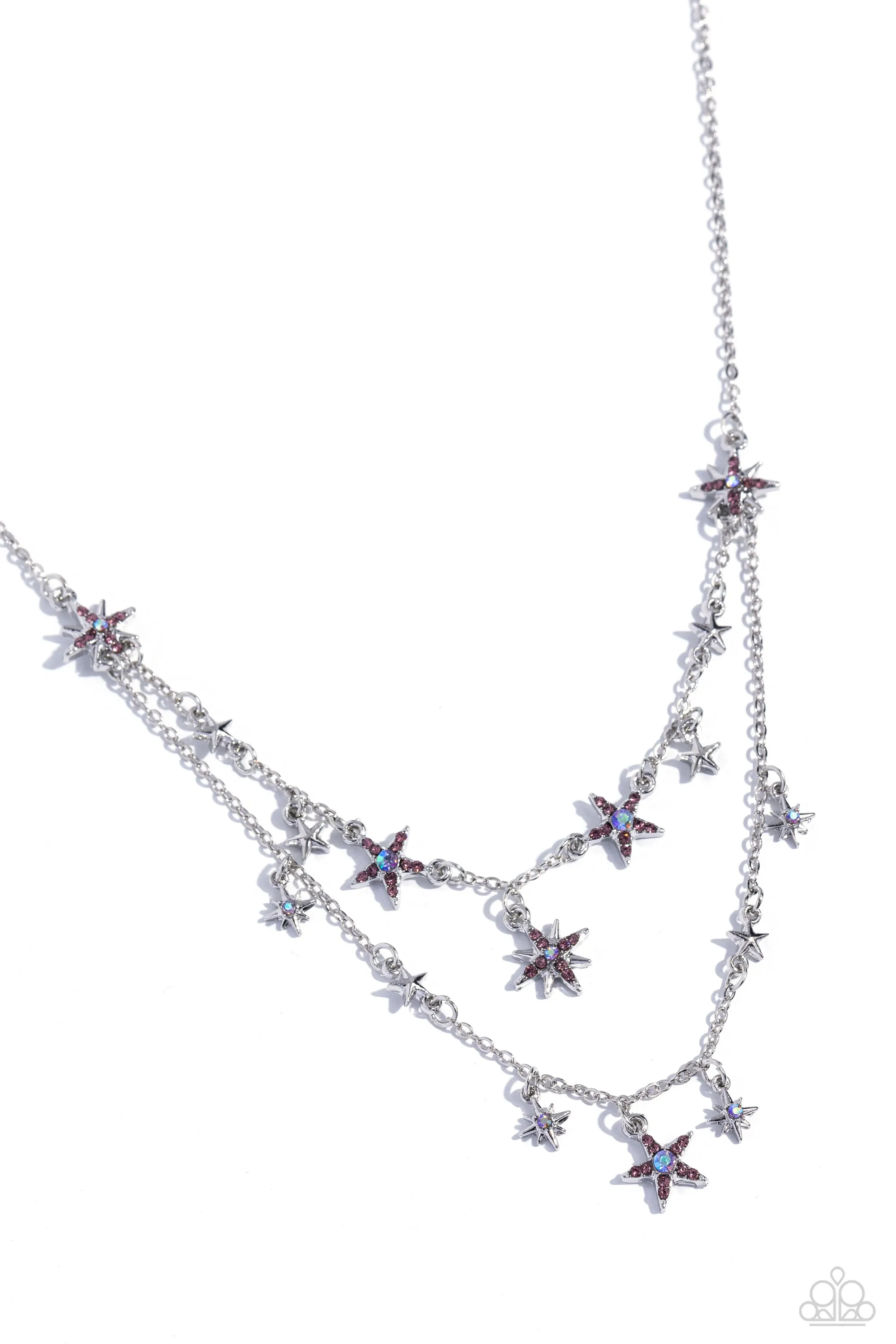 Necklace Raising the STAR - Purple