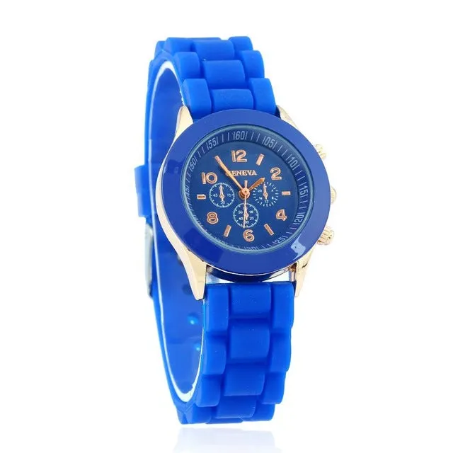 NEW High Quality MINI Women Geneva Watch Casual Silicone wristwatch woman casual dress watch New Fashion Girl