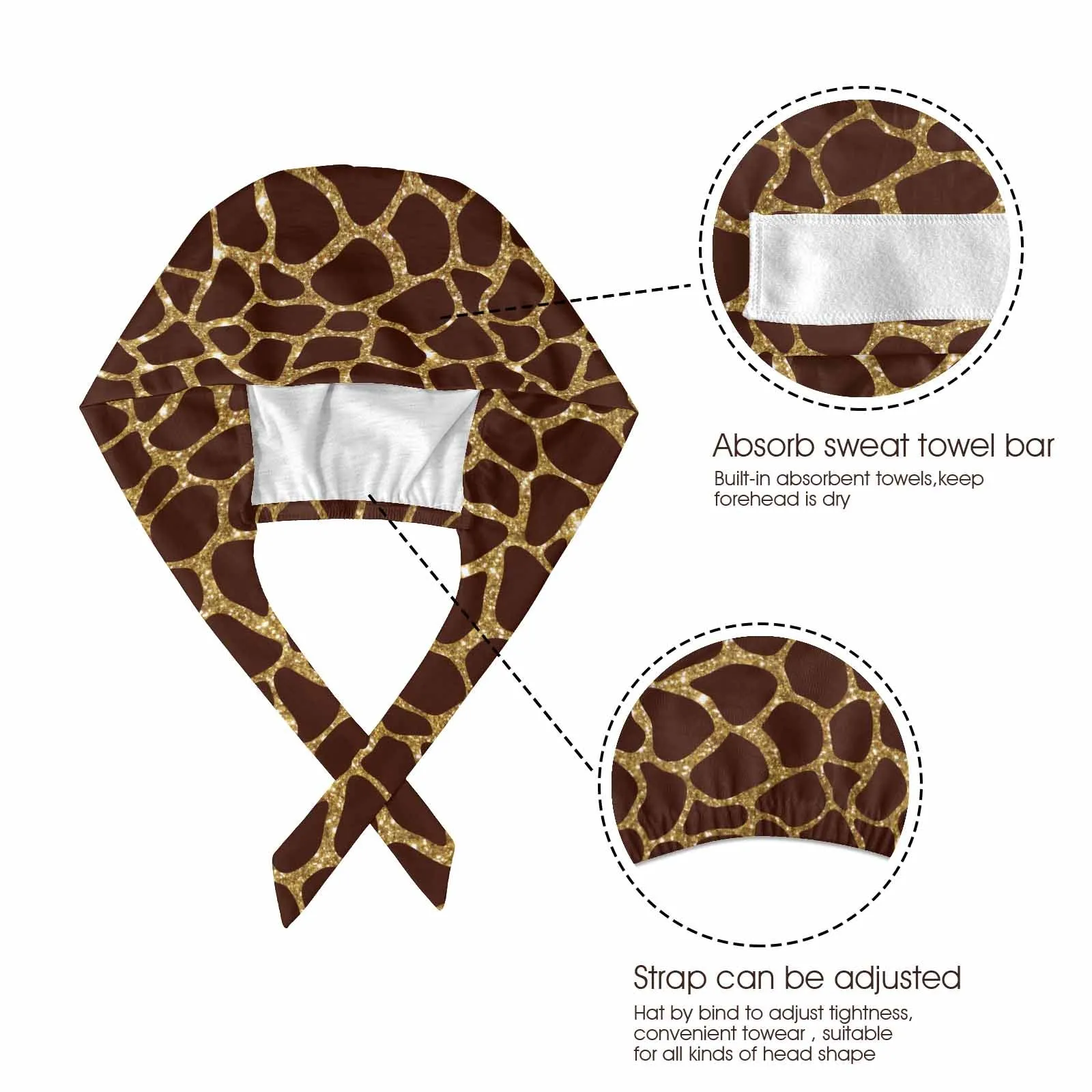 Nurse Scrub Cap Animal Print 4  Scrub Cap