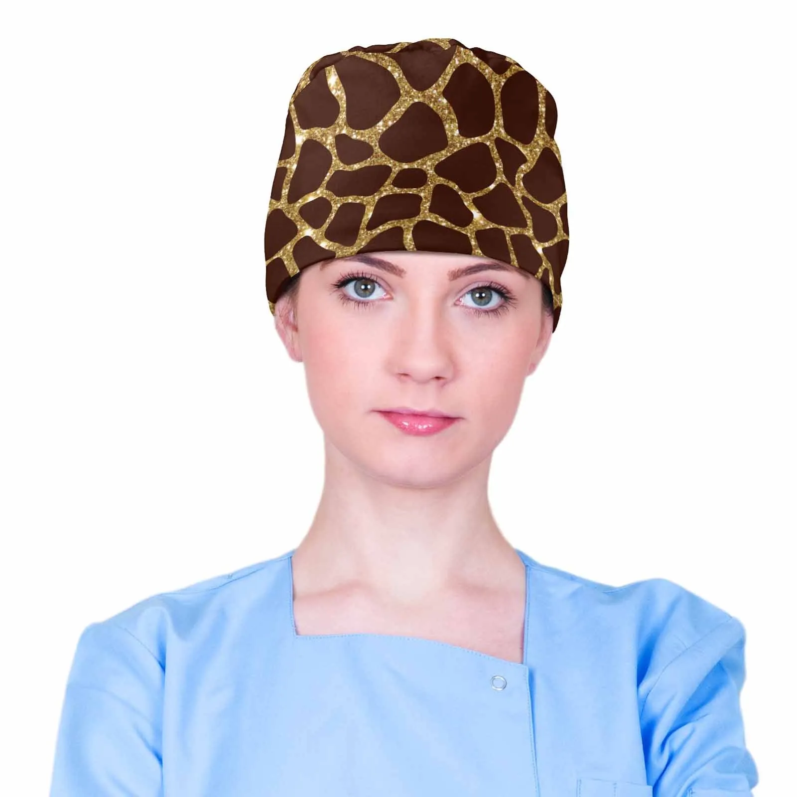 Nurse Scrub Cap Animal Print 4  Scrub Cap