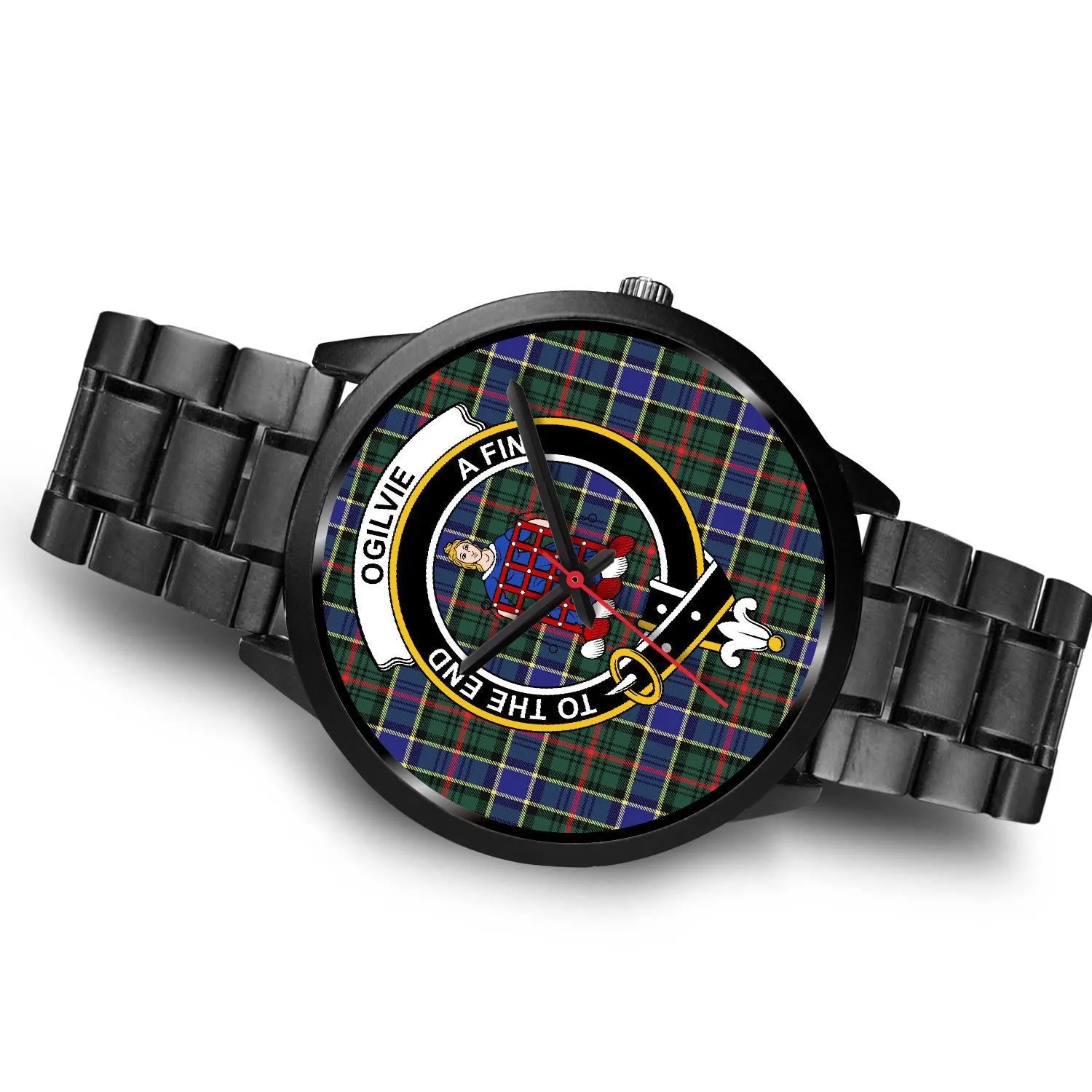 Ogilvie Hunting Modern Clan Badge Tartan Black Watch