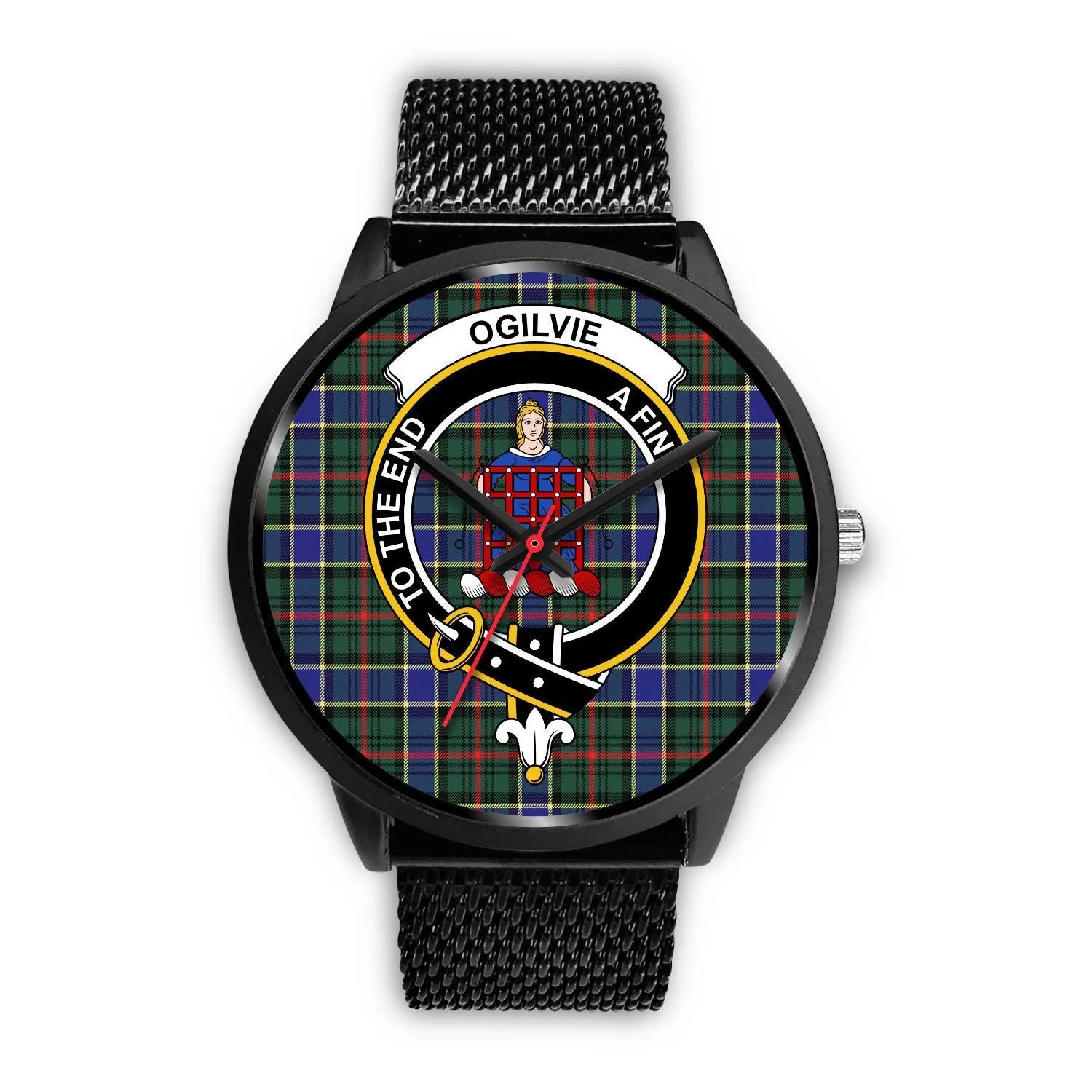 Ogilvie Hunting Modern Clan Badge Tartan Black Watch