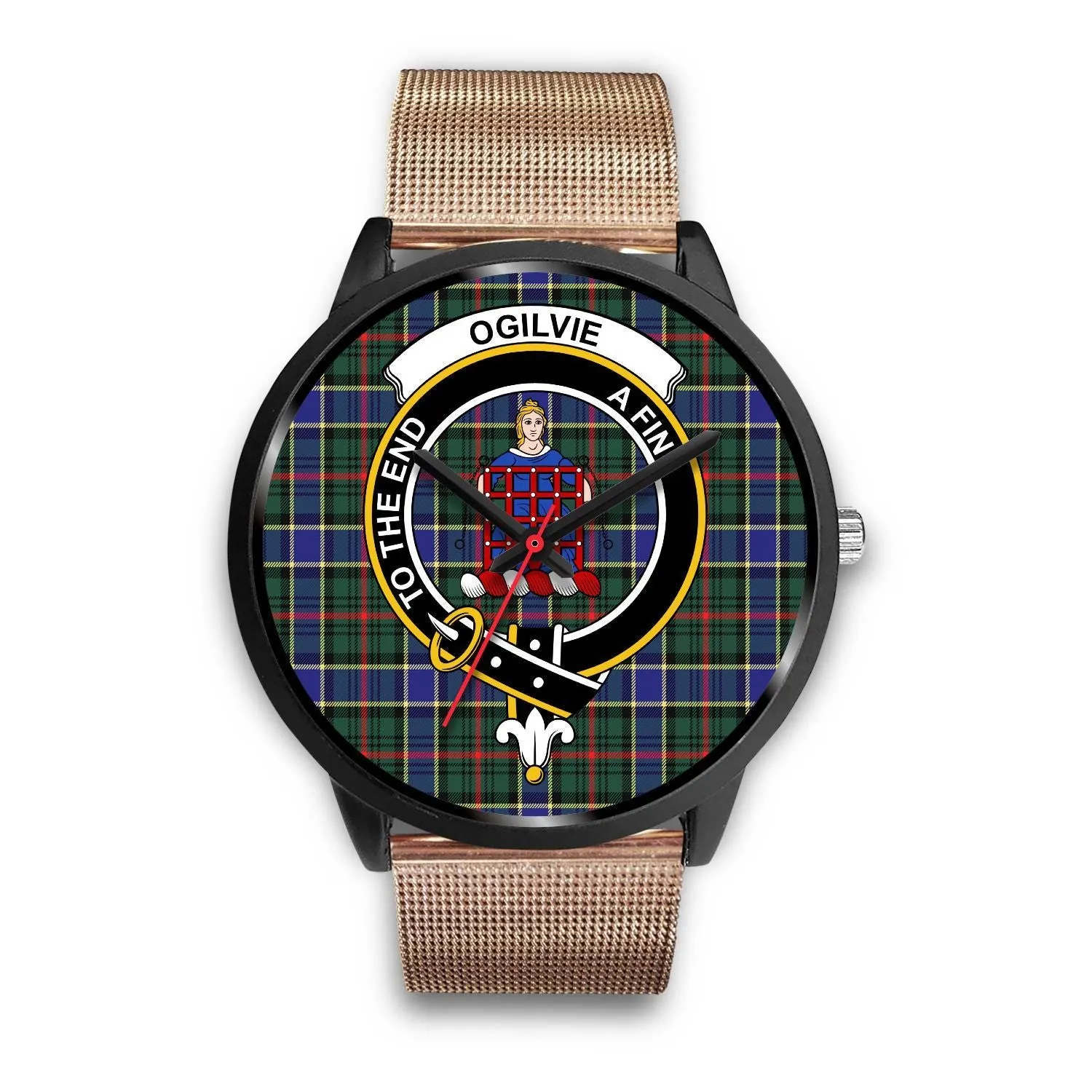 Ogilvie Hunting Modern Clan Badge Tartan Black Watch