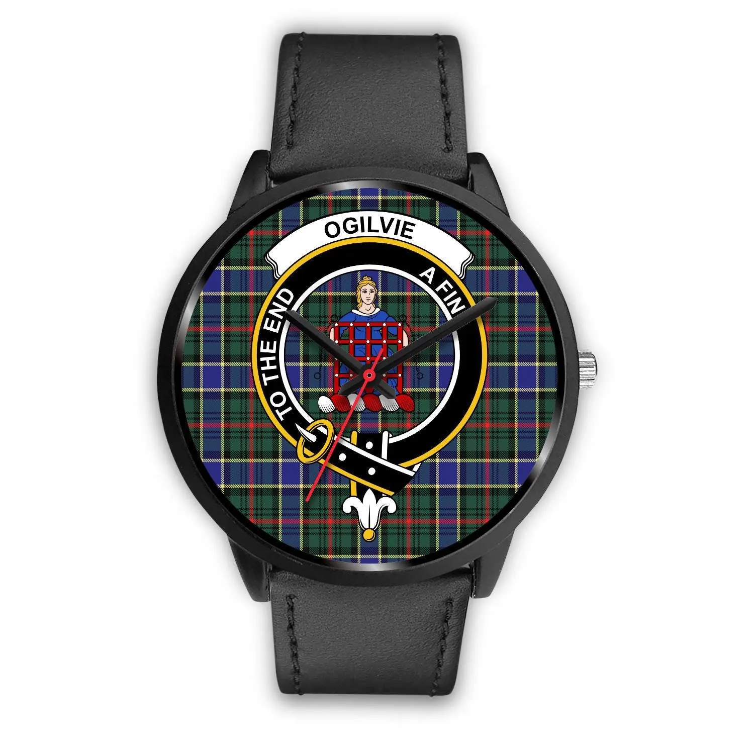 Ogilvie Hunting Modern Clan Badge Tartan Black Watch