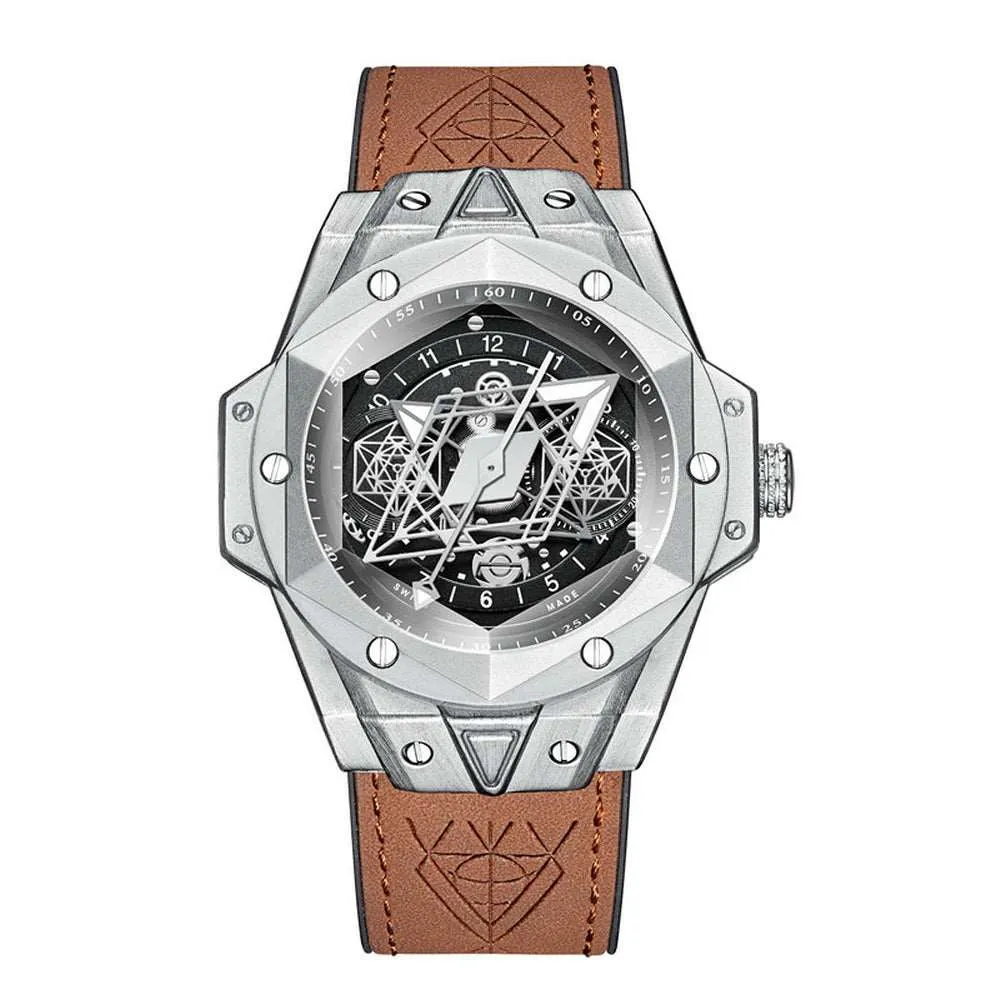 ONOLA Novelty Geometric Watch with Unique Face