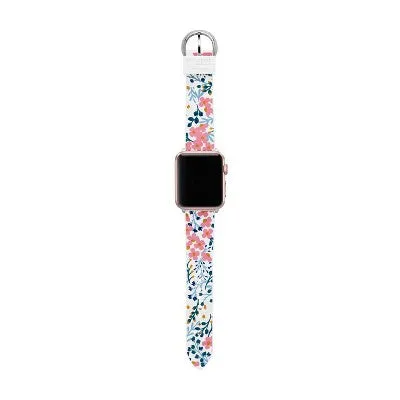 Open Box - Kate Spade New York Apple Watch White Floral Silicone Band 38/40/41mm