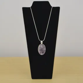 Oval Crystal pendant