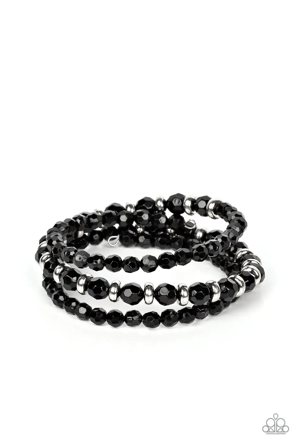 Paparazzi Its a Vibe - Black Bracelet