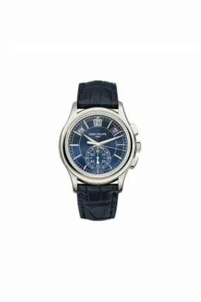 patek philippe complications 5905p-001 platinum blue sunburst dial