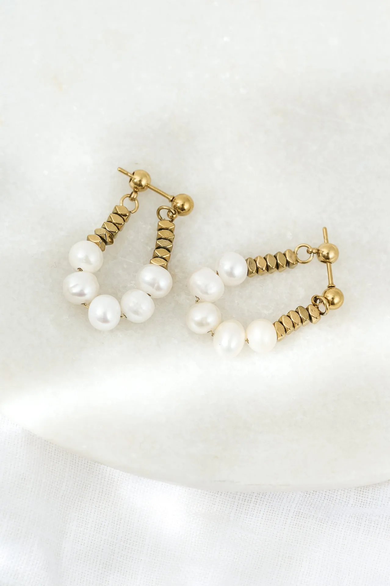 Pearl Garland Earrings