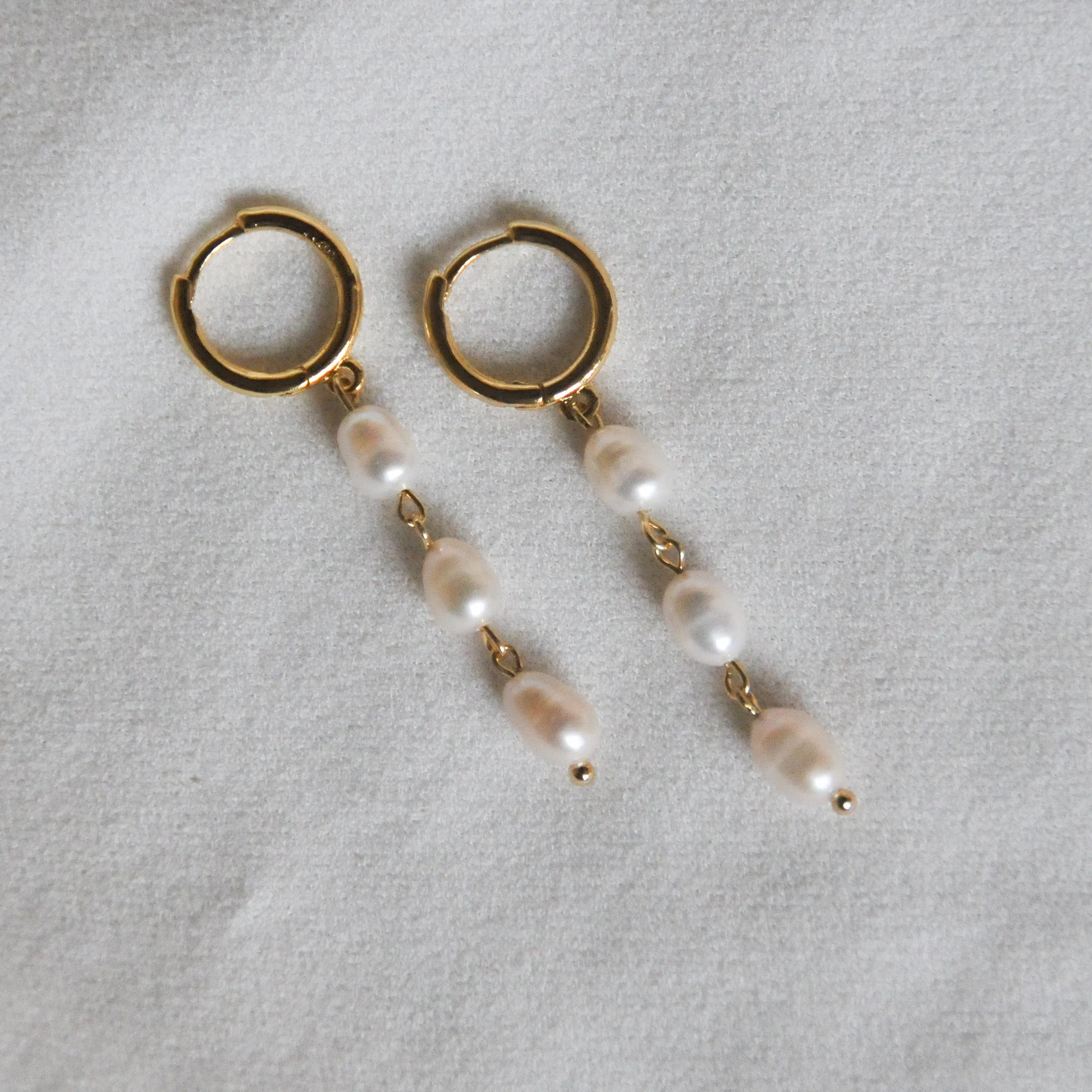 Pearl Link Earrings