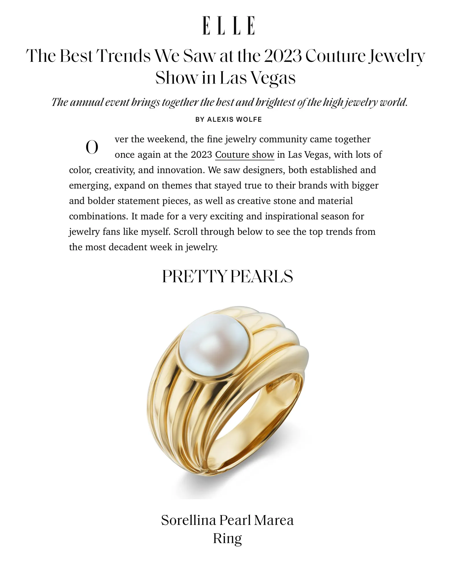 Pearl Marea Ring