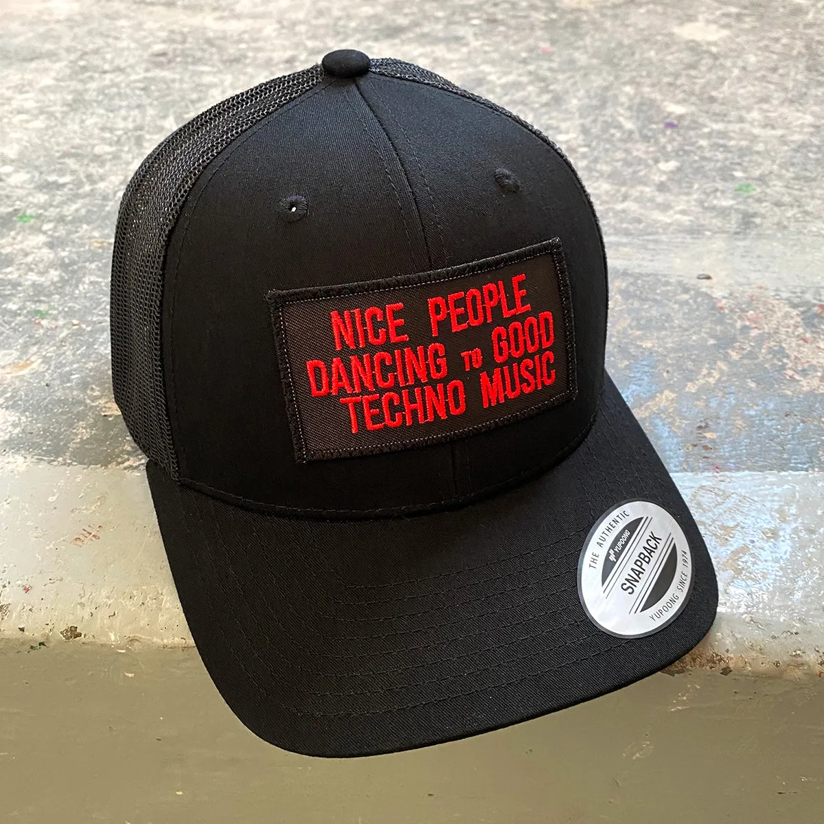 Peoples Techno - Trucker Cap - Black