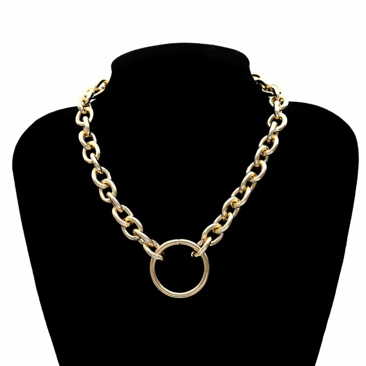 Personality Punk Exaggerated Metal Necklace