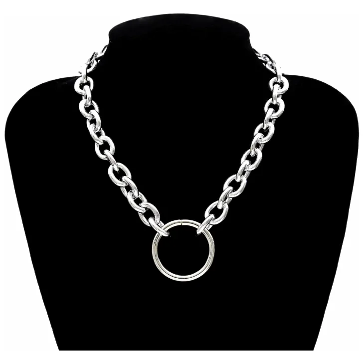 Personality Punk Exaggerated Metal Necklace