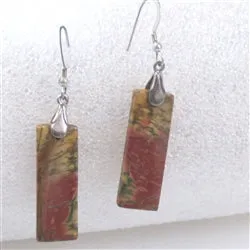 Picasso Jasper Gemstone Earrings