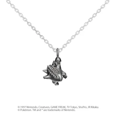 [Pokémon]Gengar(Black ver.) necklace platinium