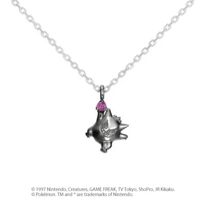 [Pokémon]Gengar(Black ver.) necklace platinium