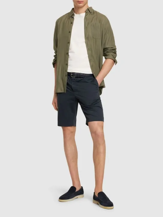 PT Torino   Stretch cotton Bermuda shorts 