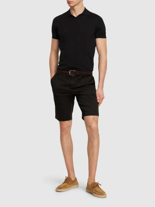 PT Torino   Stretch cotton Bermuda shorts 