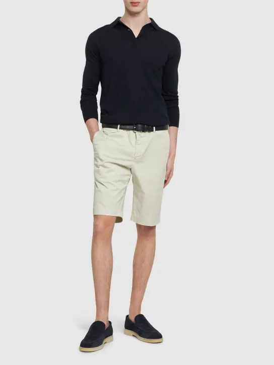 PT Torino   Stretch cotton Bermuda shorts 