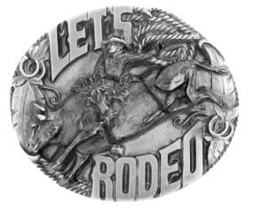 "Let's Rodeo" Belt Buckle