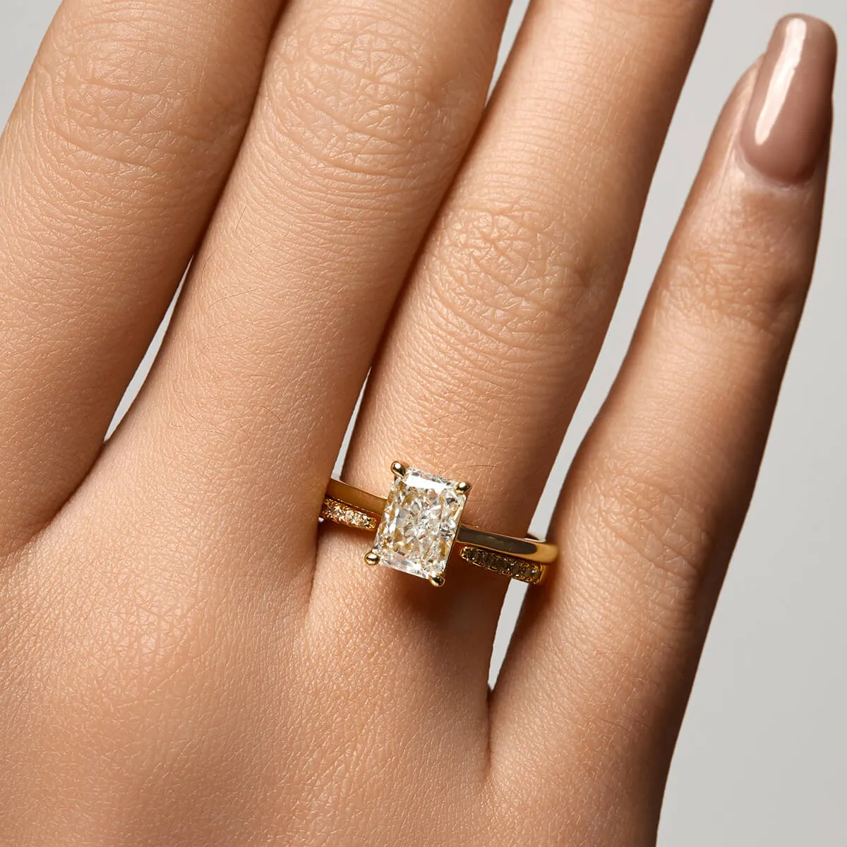 Radiant Solitaire Ring