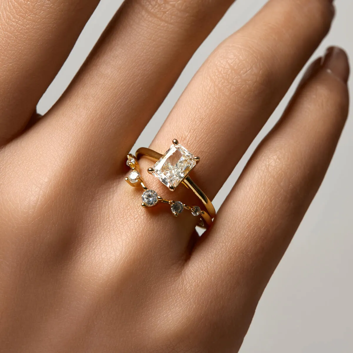 Radiant Solitaire Ring