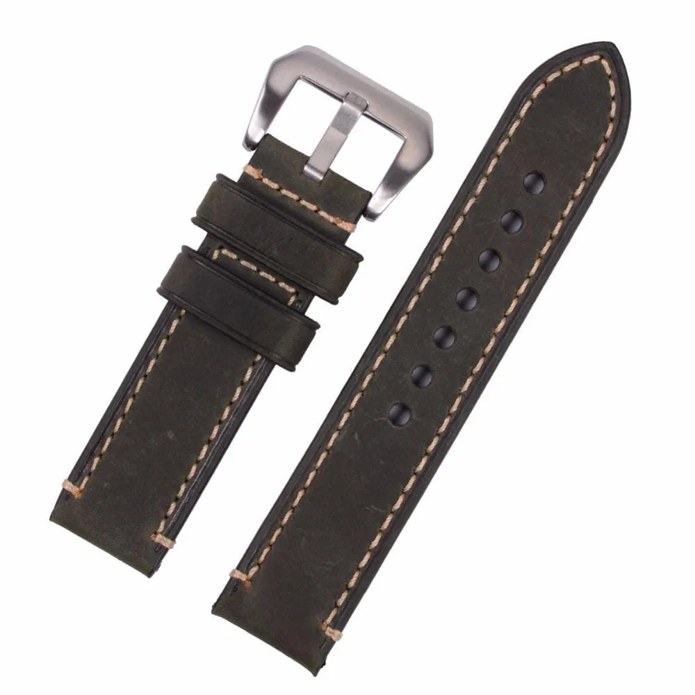 Retro Leather Straps Compatible with the TheHorse 18mm Range