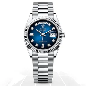 Rolex	Day-Date 36 "Blue Ombre" 128236