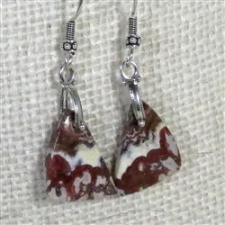 Rosetta Picture Jasper Gemstone Earrings