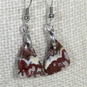 Rosetta Picture Jasper Gemstone Earrings