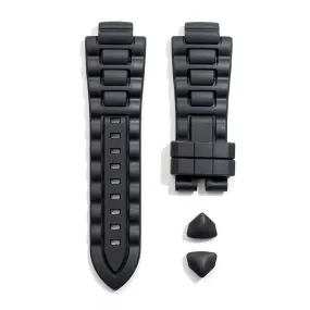 Rubber Strap in Onyx