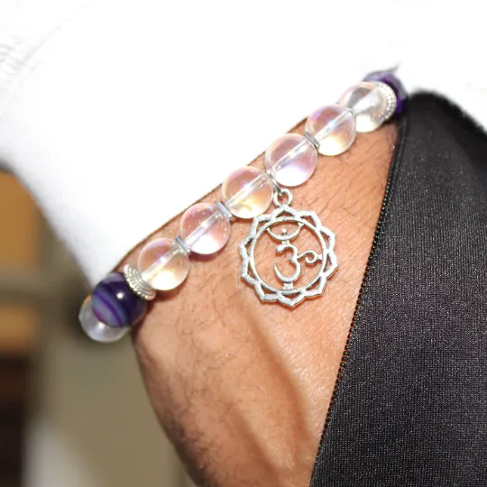 Sahasrara Chakra Bead Bracelet