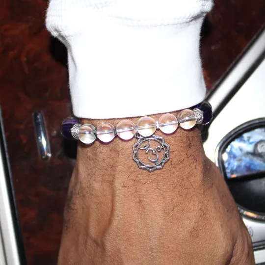 Sahasrara Chakra Bead Bracelet