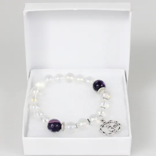 Sahasrara Chakra Bead Bracelet