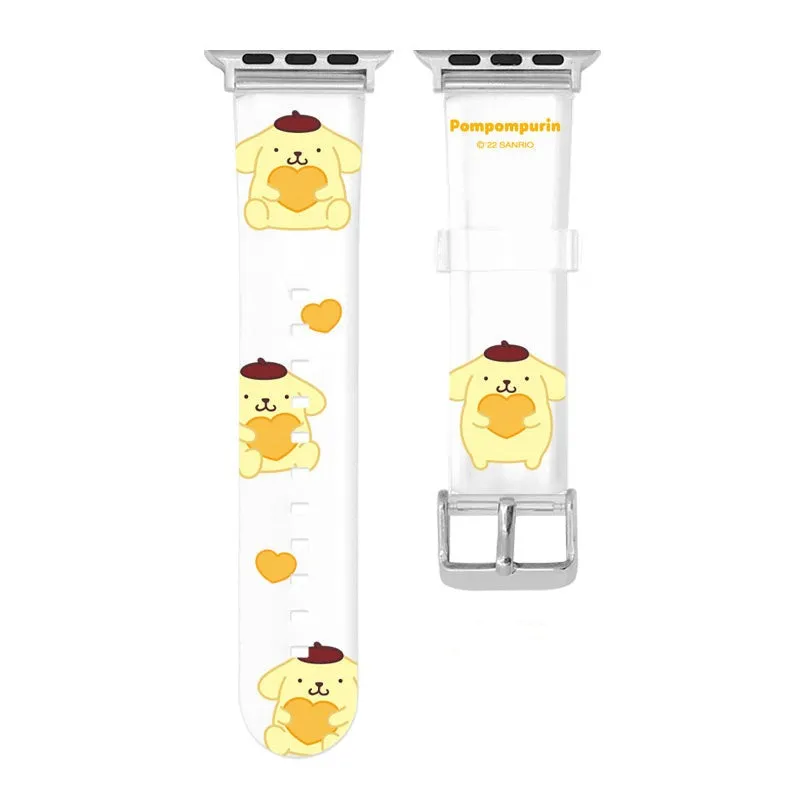 Sanrio Characters Heart Watch Strap Wristbands for Apple Watch