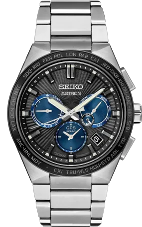 Seiko Astron Gps Solar 5-X Titanium Dual Time SSH119