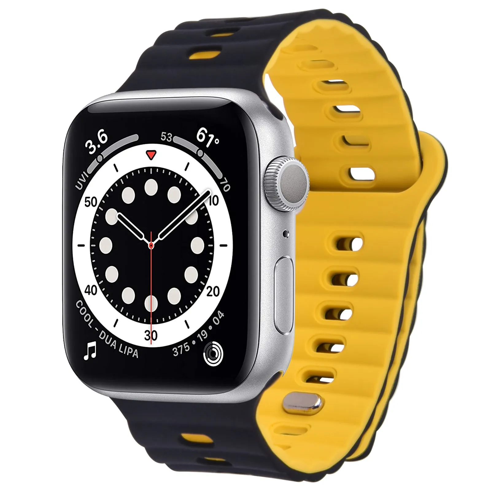 Silicone Band for Apple Watch- Dual Colors