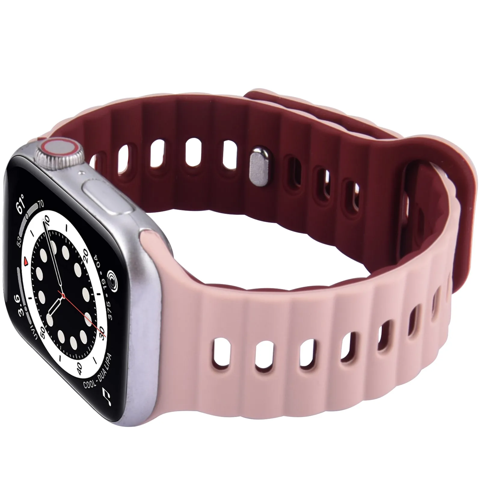 Silicone Band for Apple Watch- Dual Colors