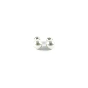 Silver & Pearl Reversible Studs - 2 Options Available