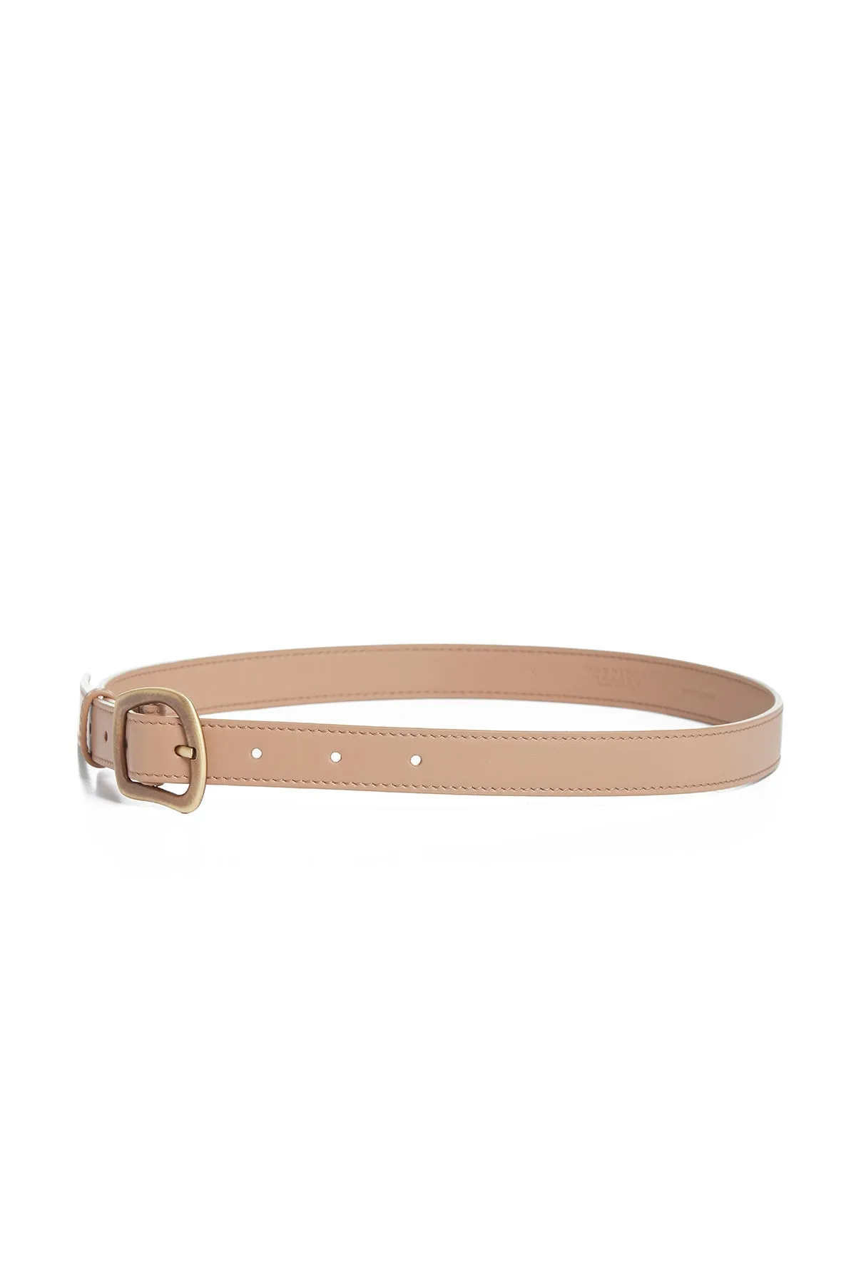 Small Simone Belt in Nude Leather