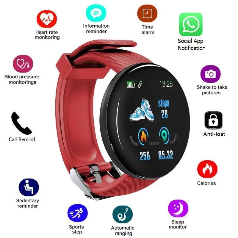 Smart Bracelet Sports Bluetooth Color Screen Step Counting Blood Pressure Sleep Monitoring Heart Rate Bracelet Outdoor