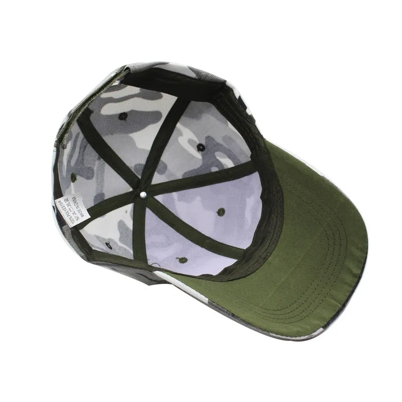 Snapback Men Baseball Cap Women Casquette Caps Hats For Men Bone Sunscreen Gorras Casual Camouflage Adjustable Sun Hat