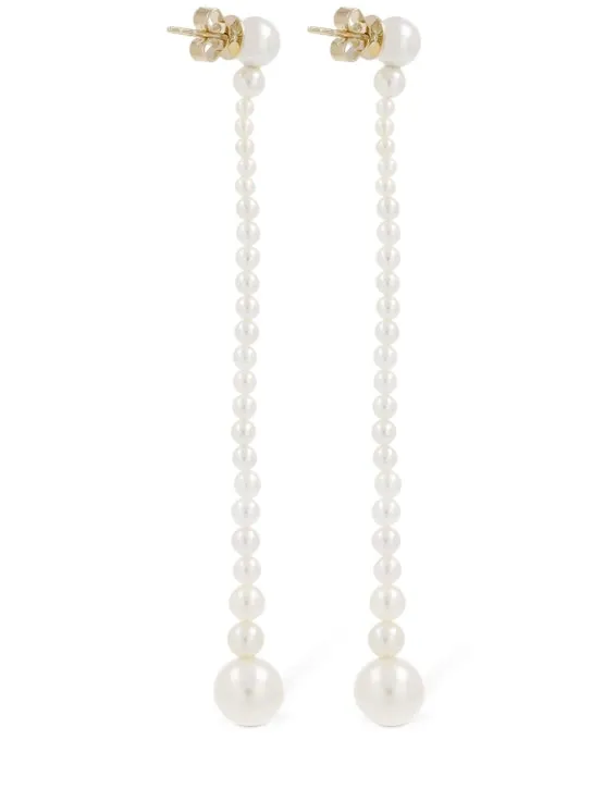 Sophie Bille Brahe   Promenade de Jeanne 14k &amp; pearl earrings 