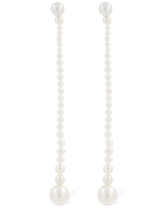 Sophie Bille Brahe   Promenade de Jeanne 14k &amp; pearl earrings 