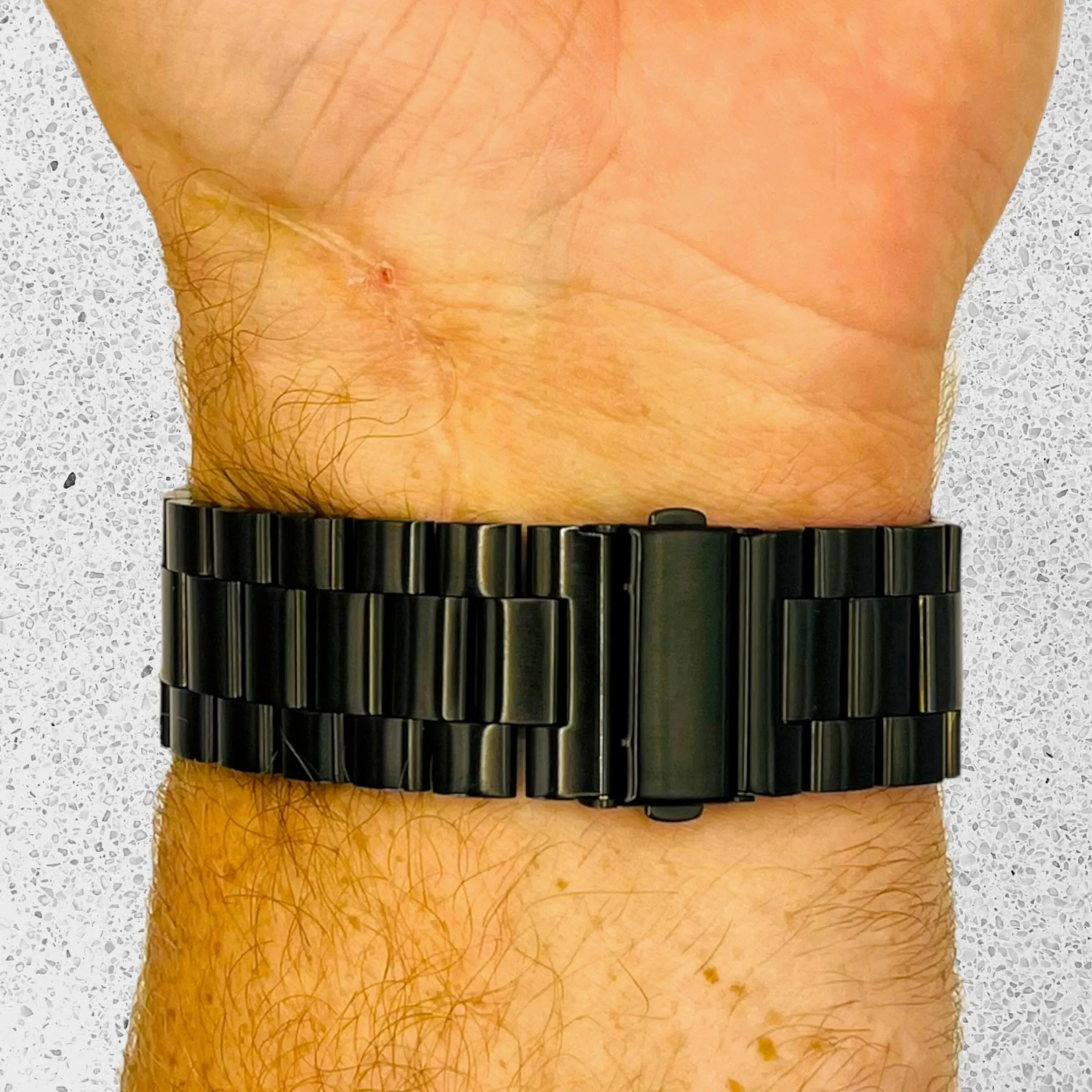 Stainless Steel Link Watch Strap Compatible with the Misfit Command, Vapor & Vapor 2