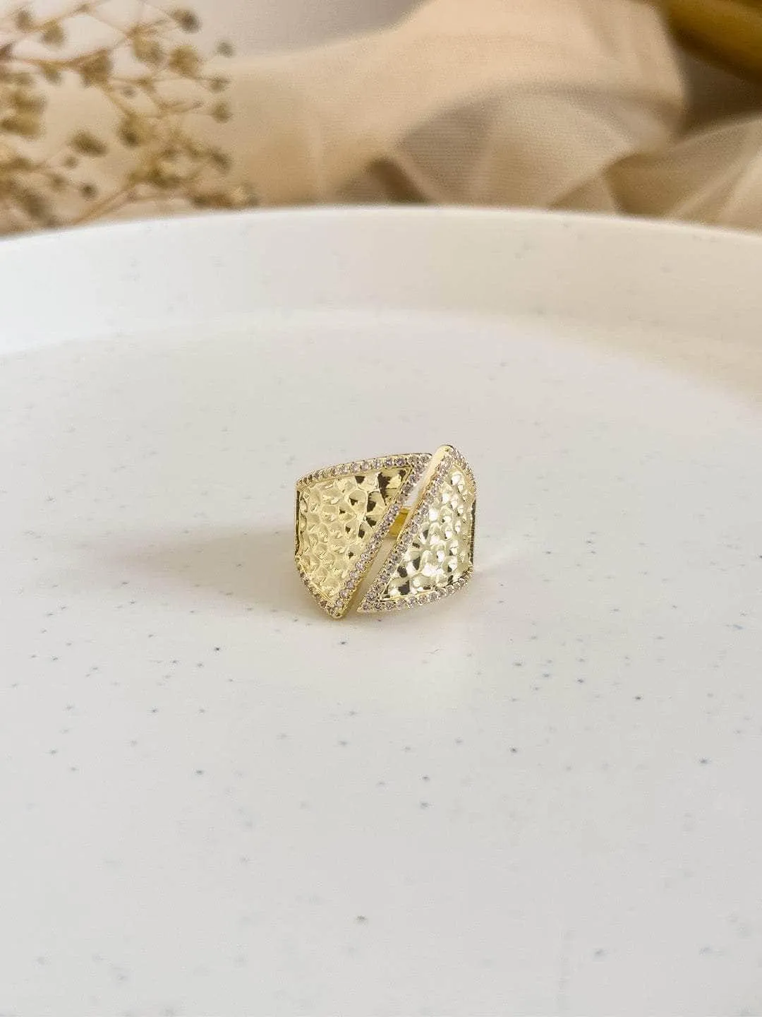 Sterling Stone Studded Ring