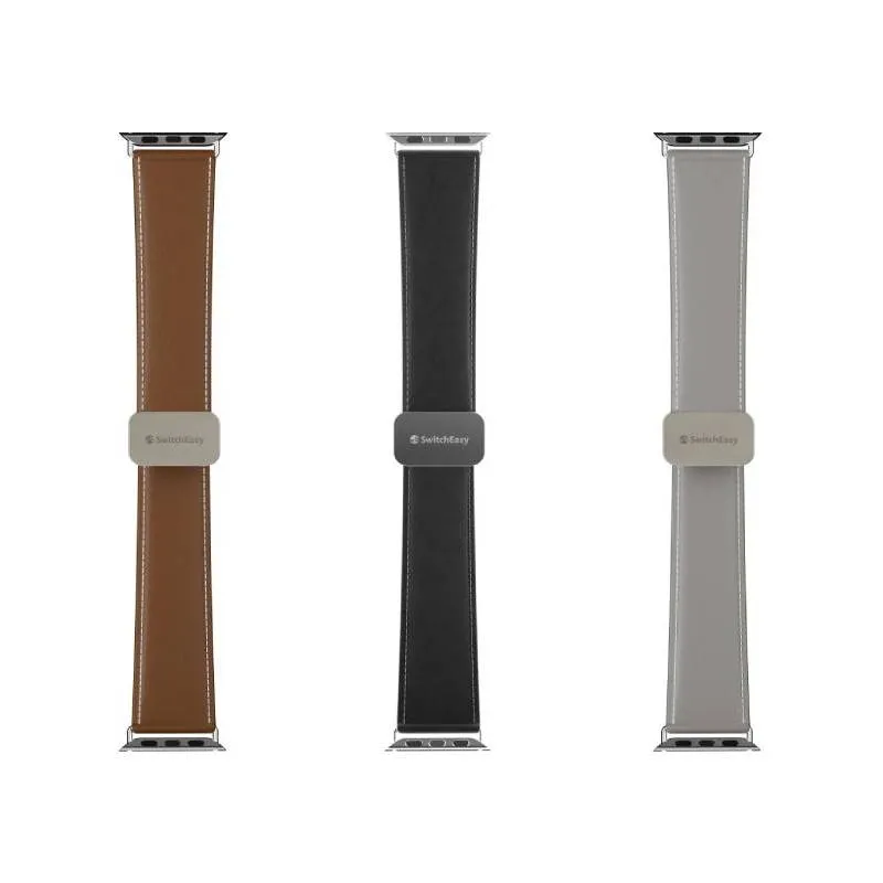 SwitchEasy Classic Genuine Leather Apple Watch Band (42/44/45/49mm)